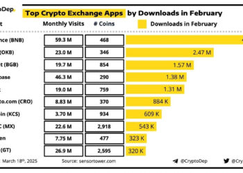 BNB Chain продолжает доминировать: Binance и Trust Wallet лидируют